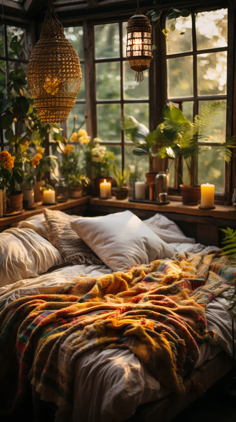 bohemian themed bedrooms