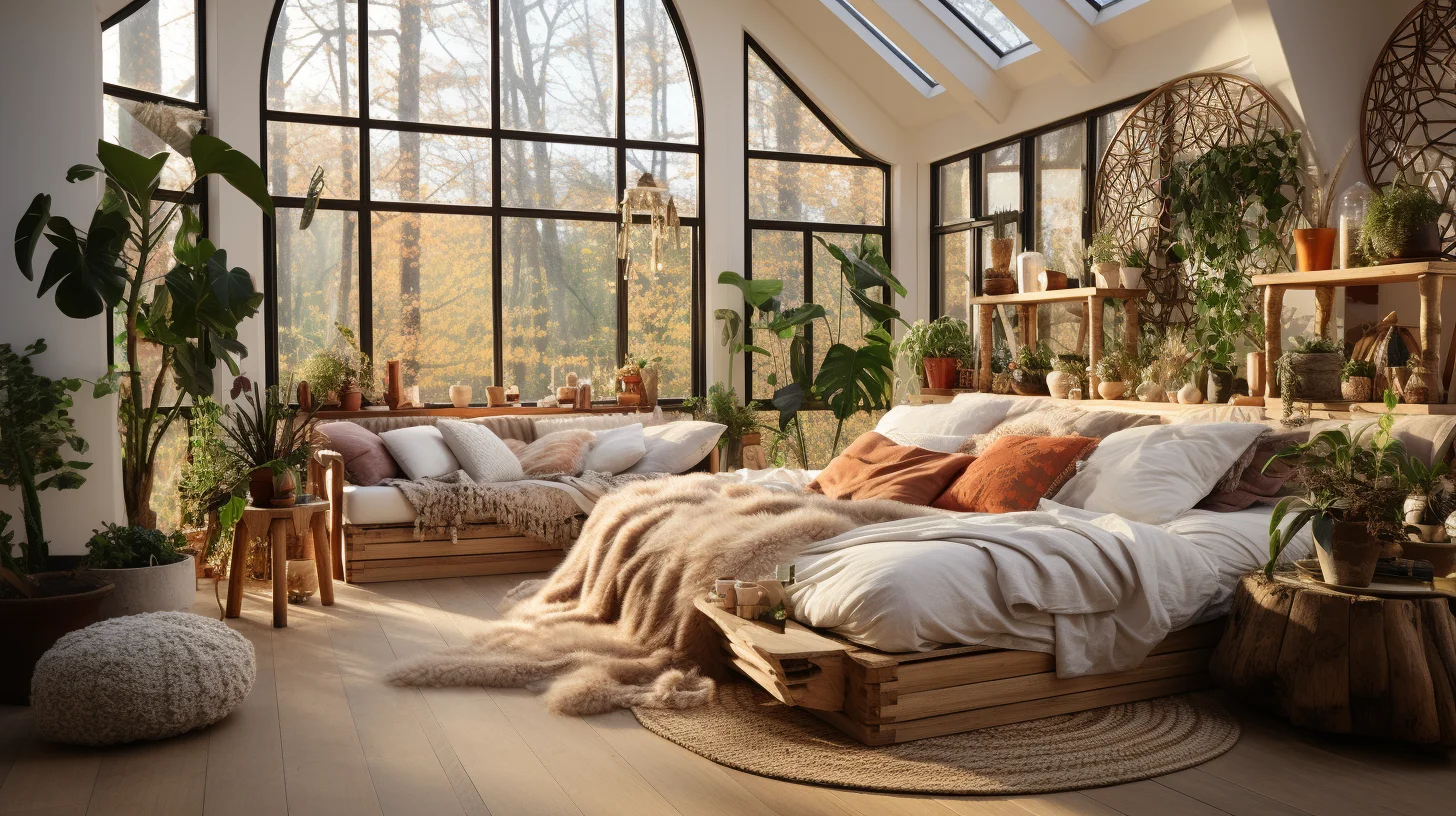 boho style bedroom
