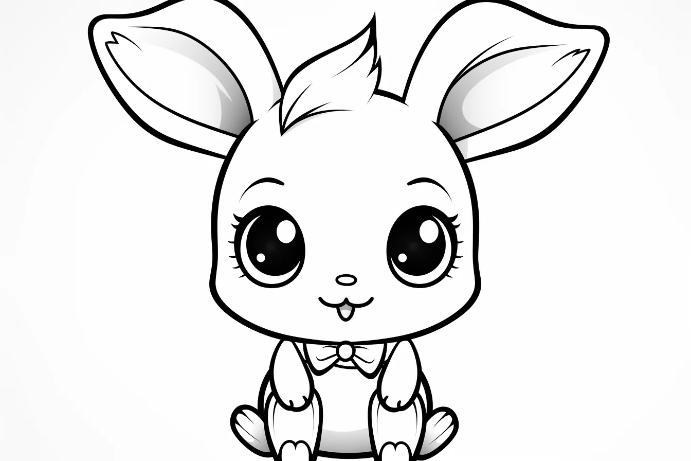 bunny coloring pages free