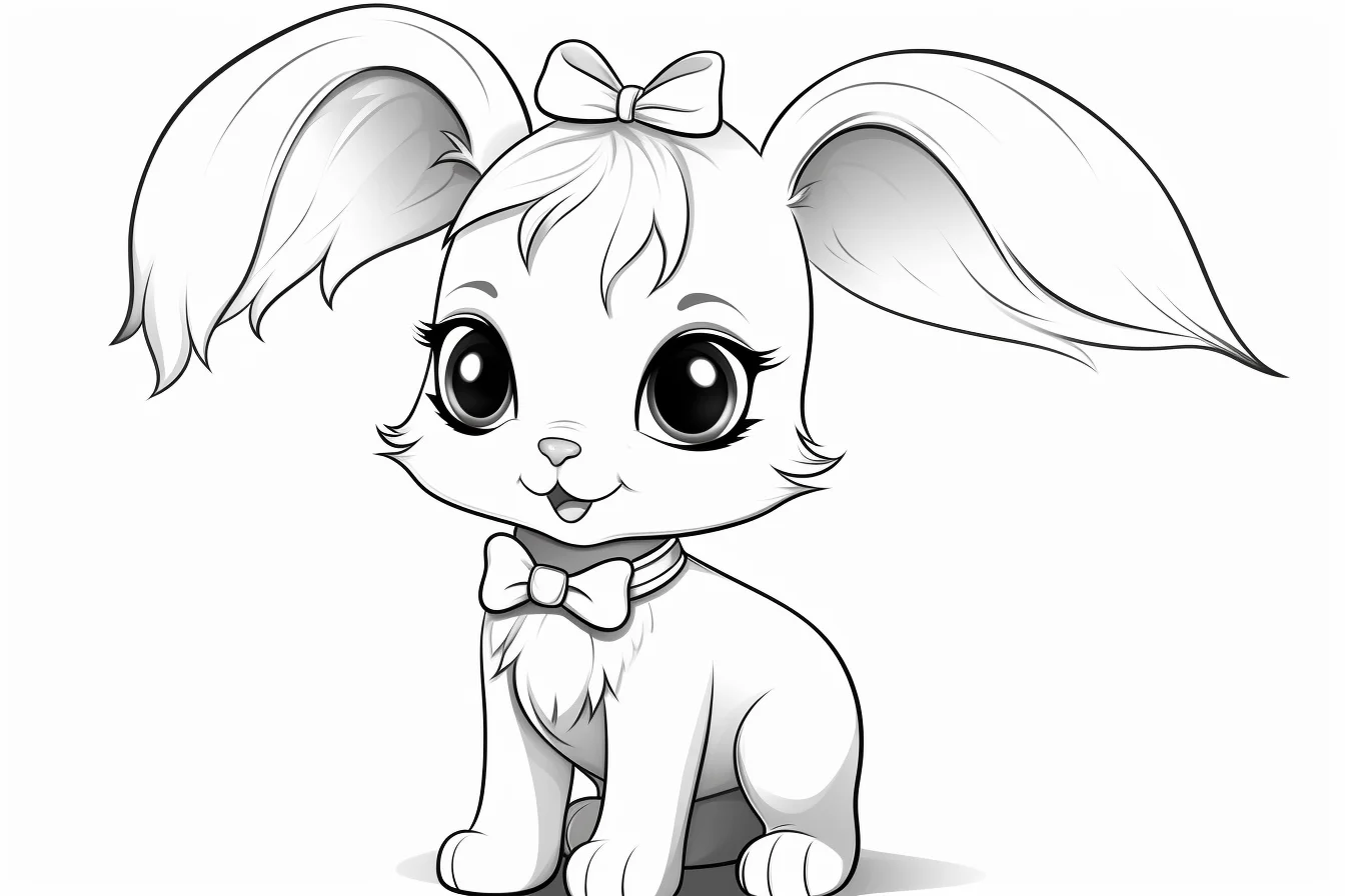 bunny coloring pages printable