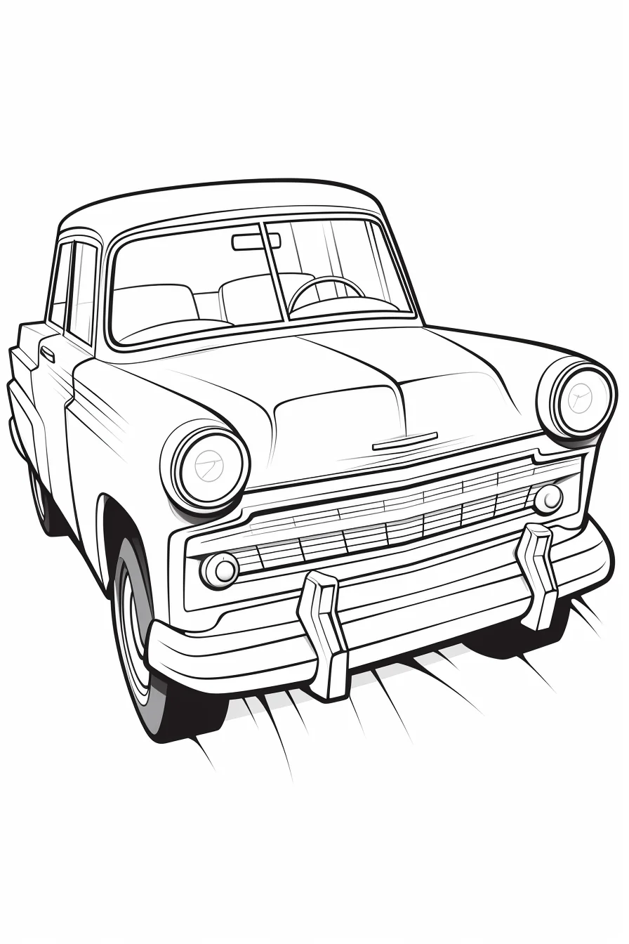 car coloring pages