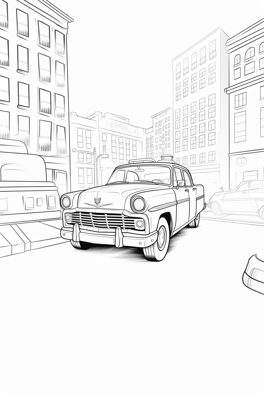 car coloring pages for free