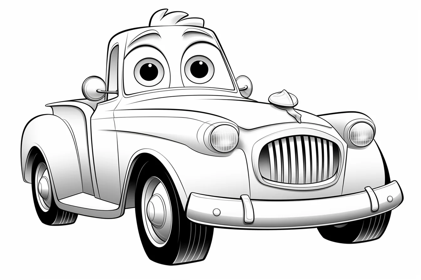 car coloring pages printable free