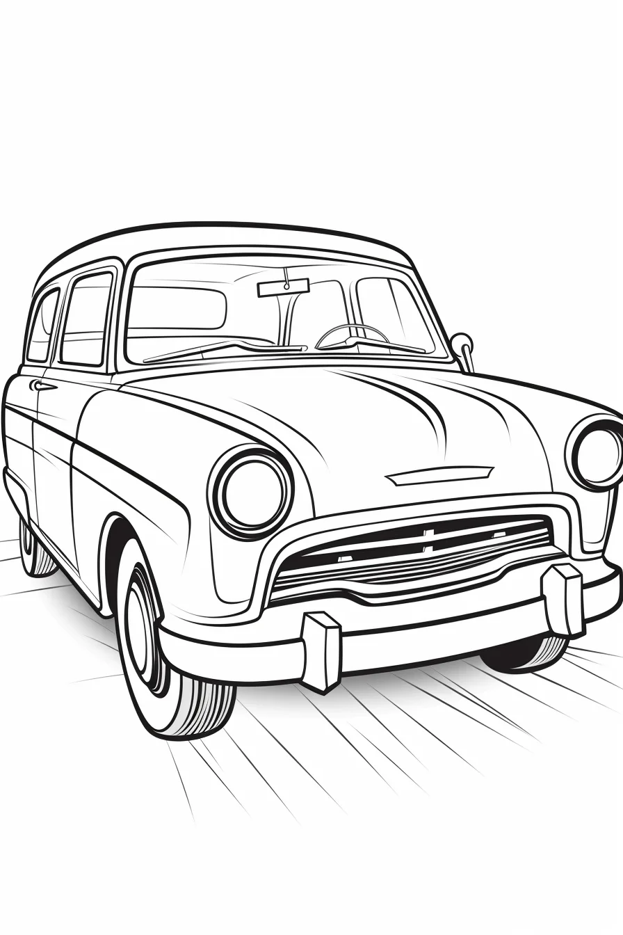 car coloring pages