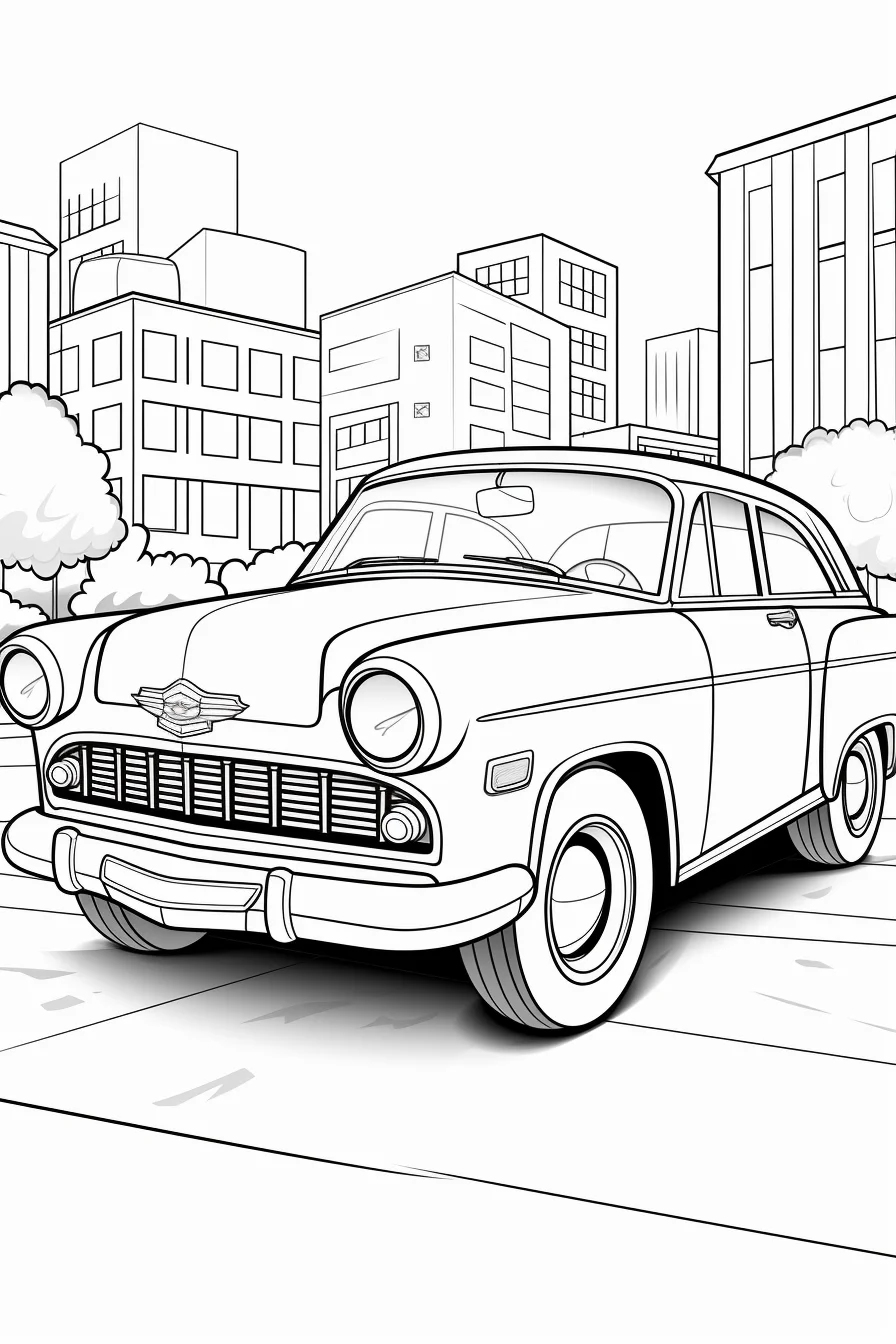 car coloring sheets to print