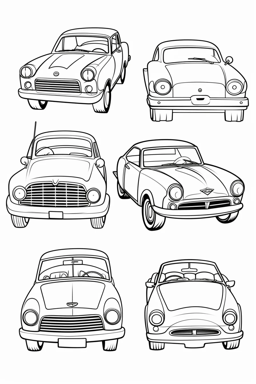 car printable coloring pages