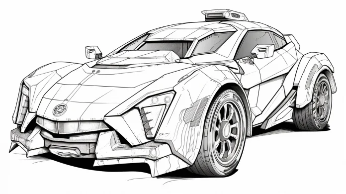 chase police car coloring page
