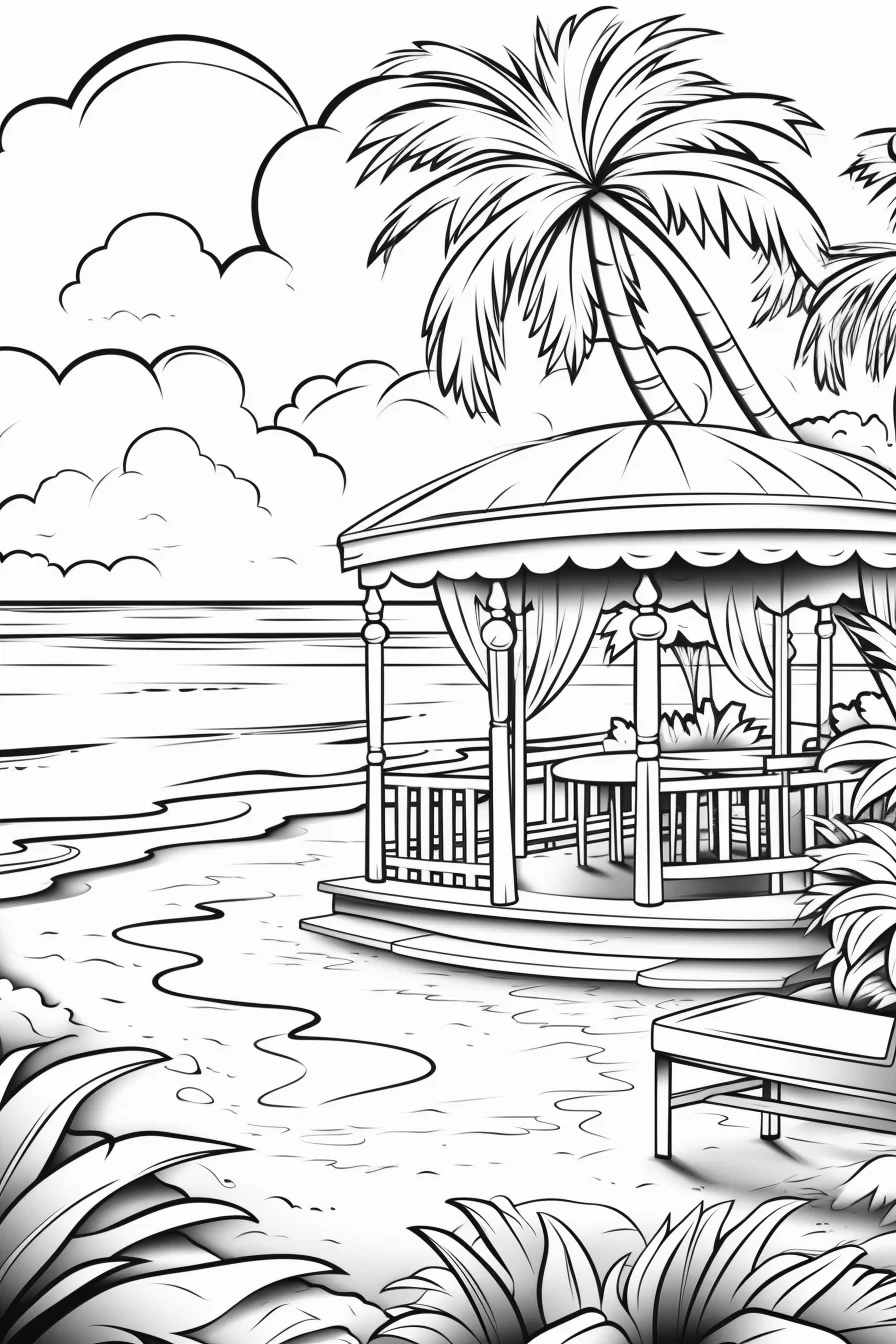 easy summer coloring pages for adults (1)