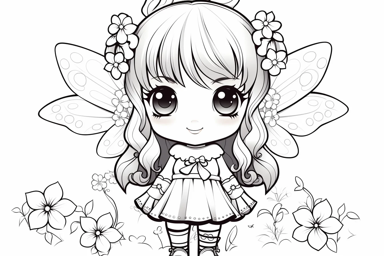 fairy printable coloring pages