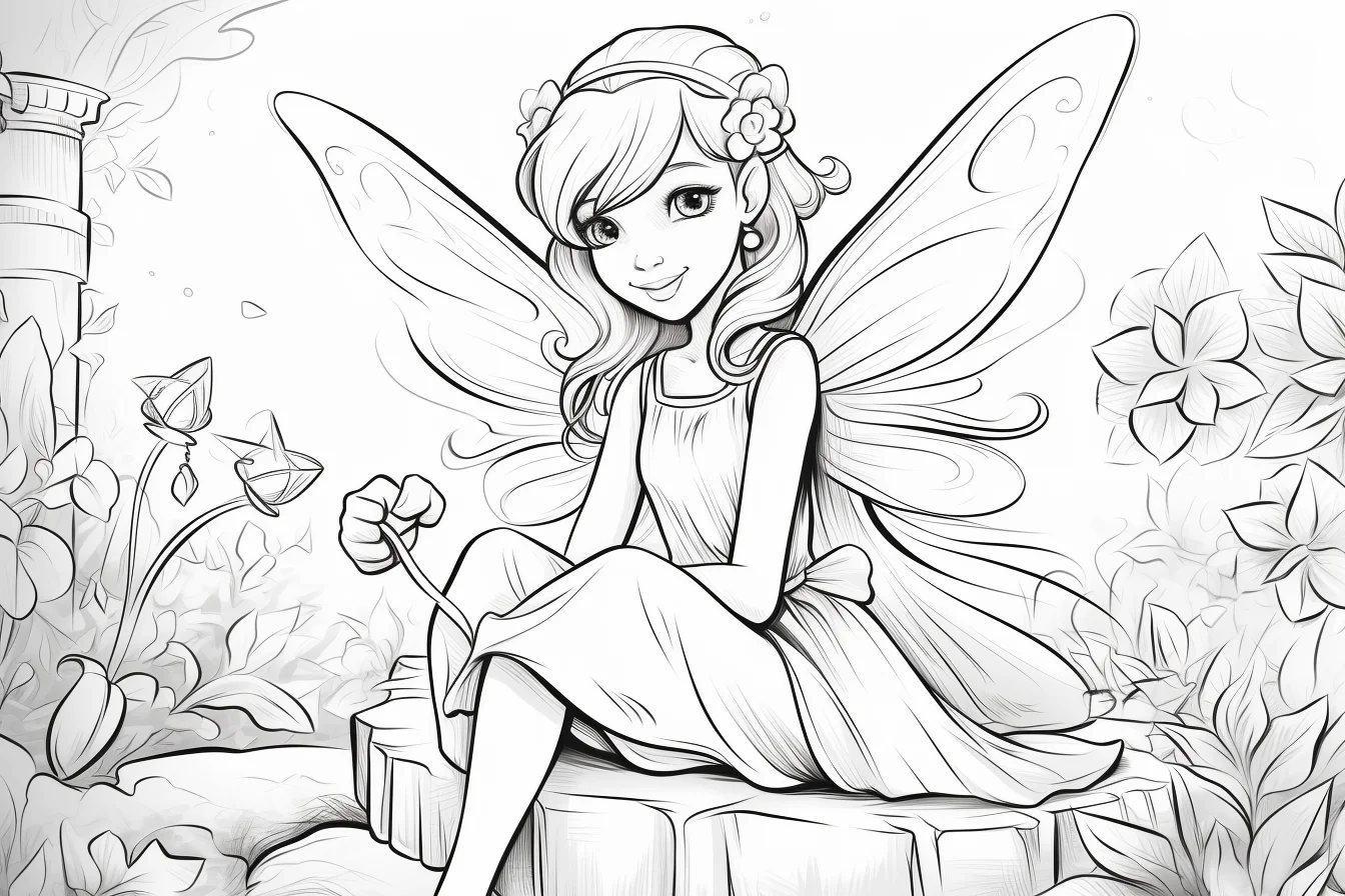 fairy tale coloring pages