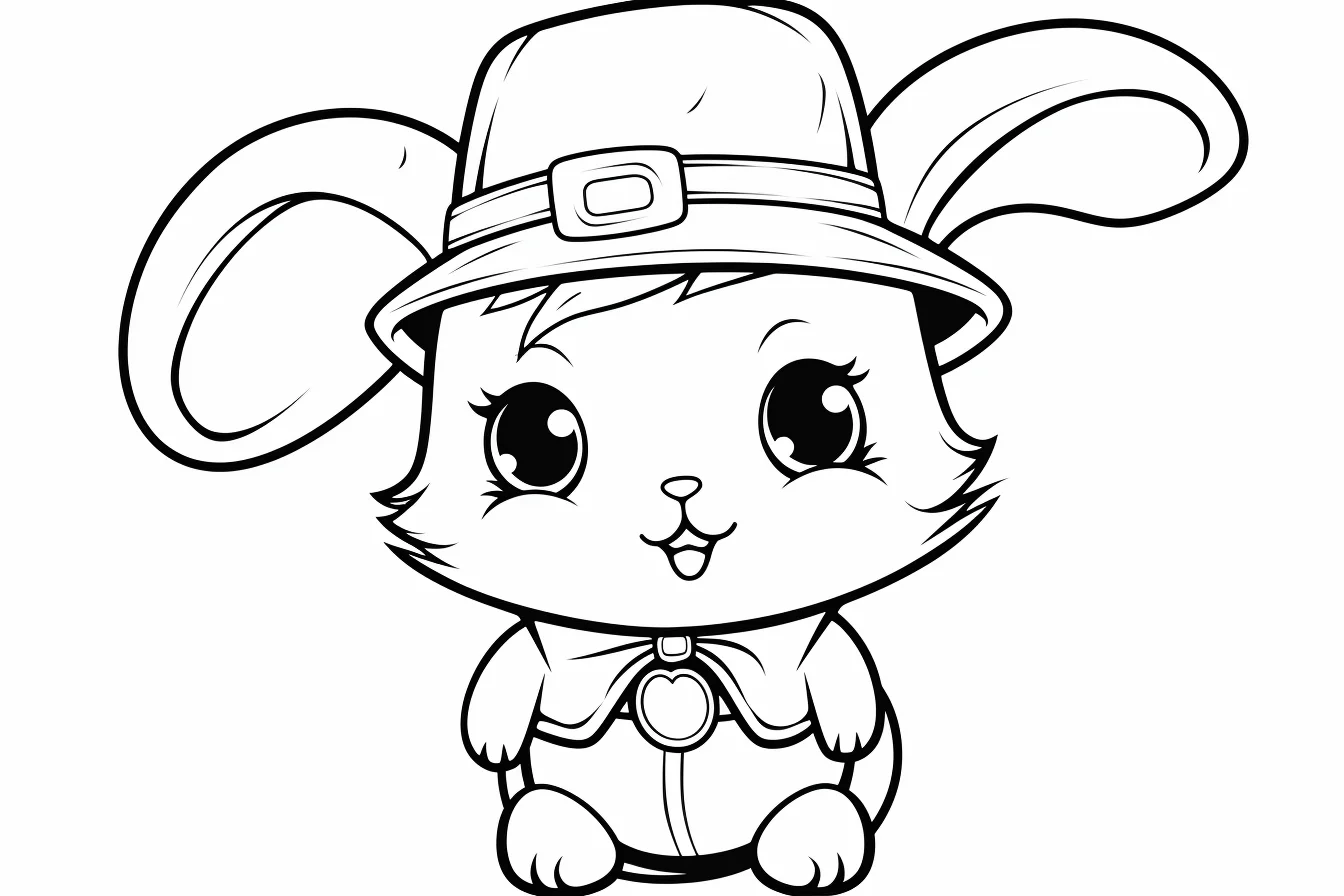 free baby bunny cute bunny coloring pages