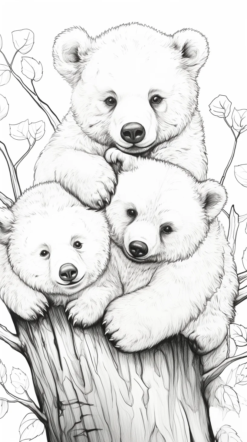 free bear coloring pages