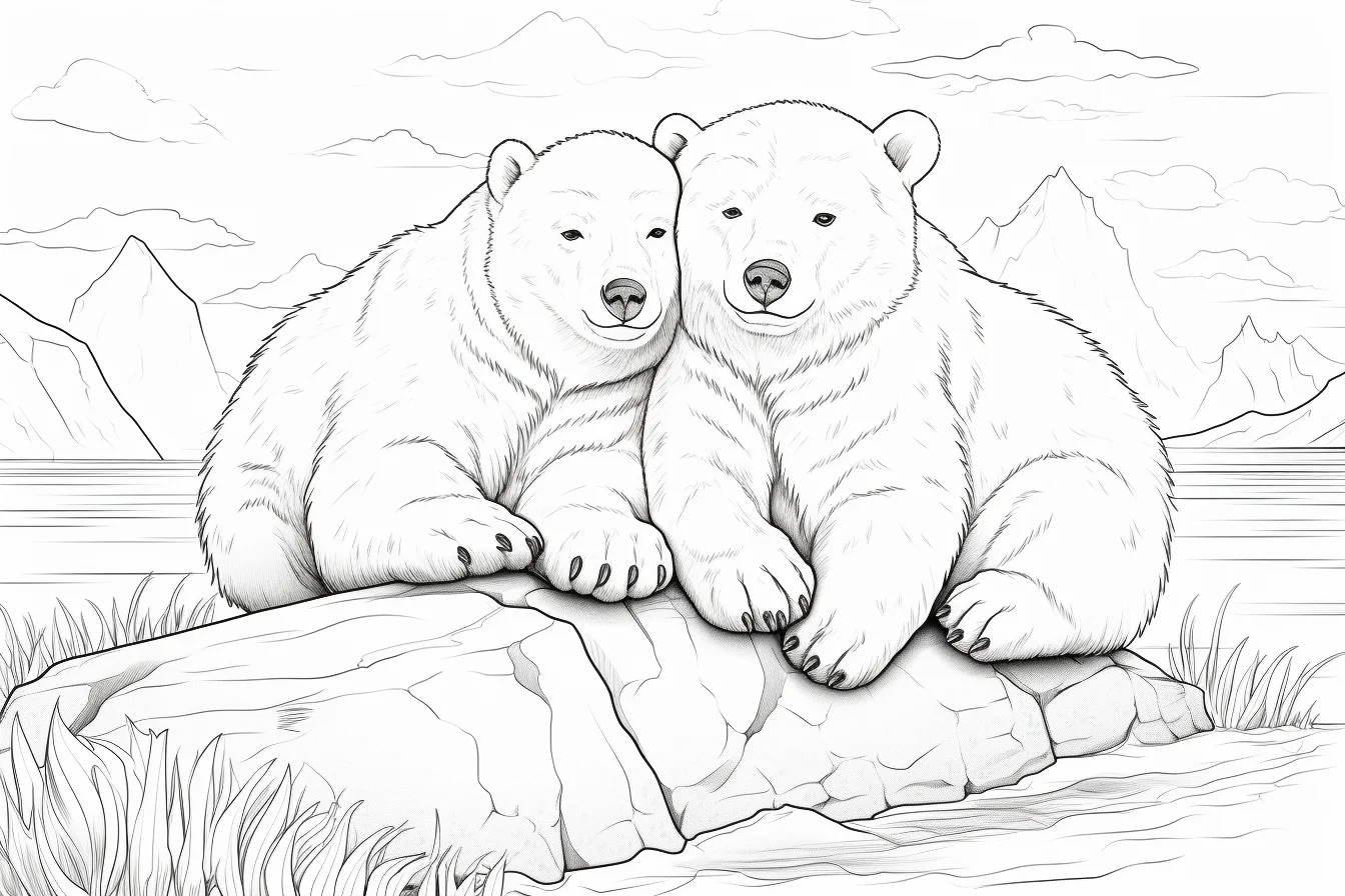 free bear family coloring pages (1)