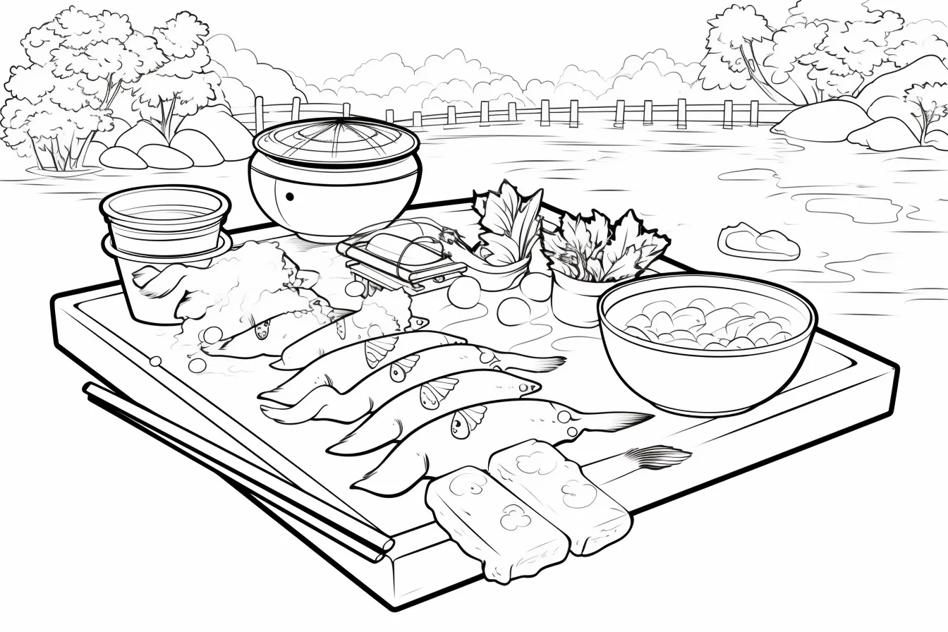 free printable food coloring pages for adults