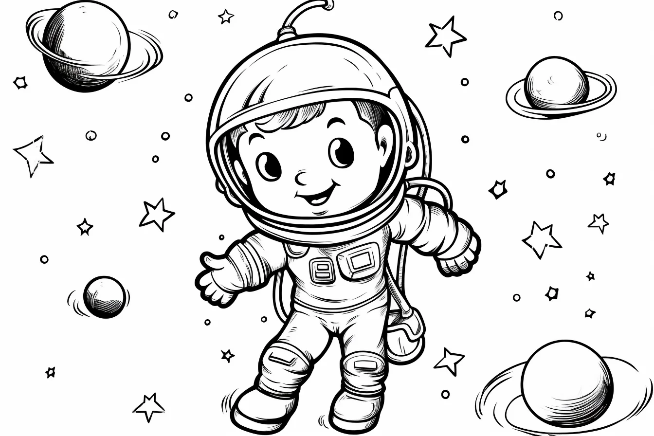 free printable space coloring pages for preschoolers
