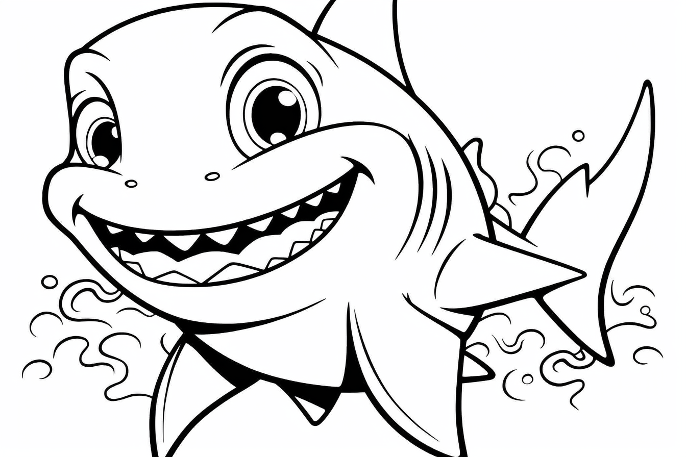 Shark Fin Coloring Pages Shark Fin Coloring Pages