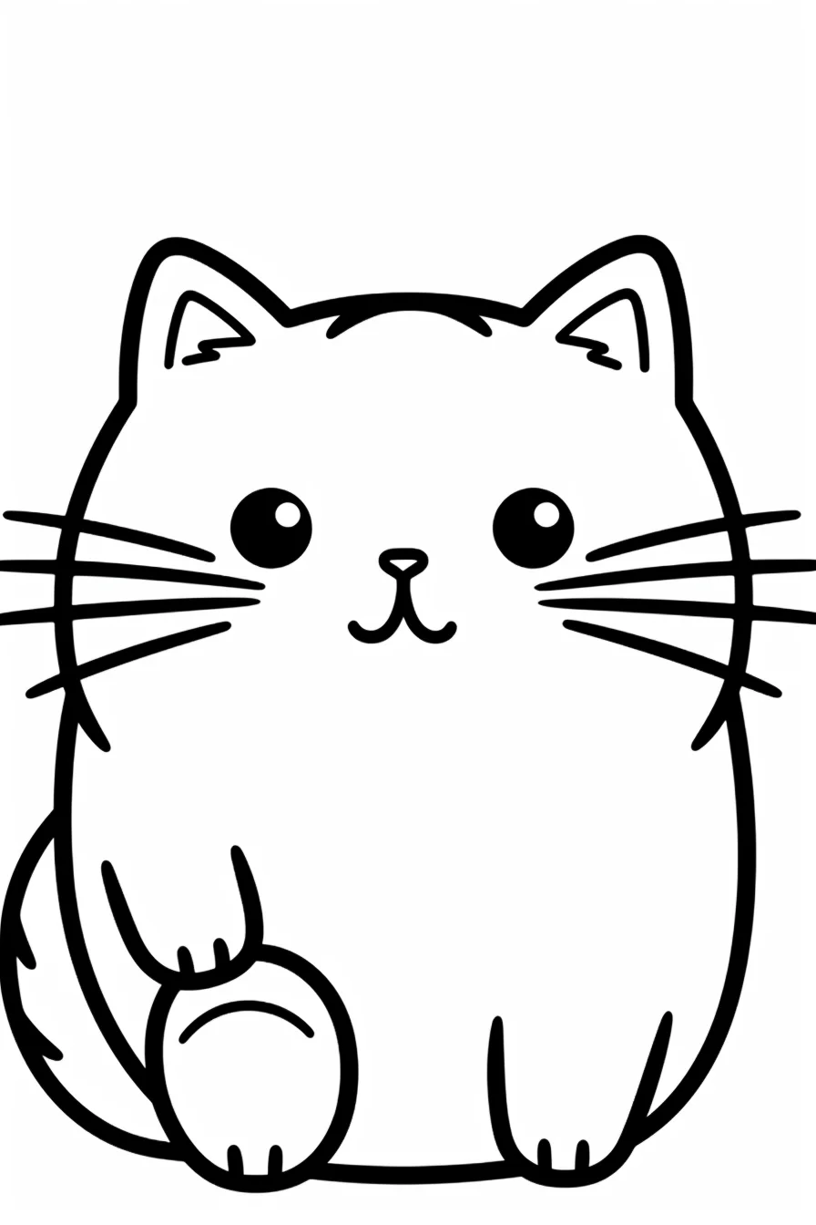 kitten cute cat coloring pages free