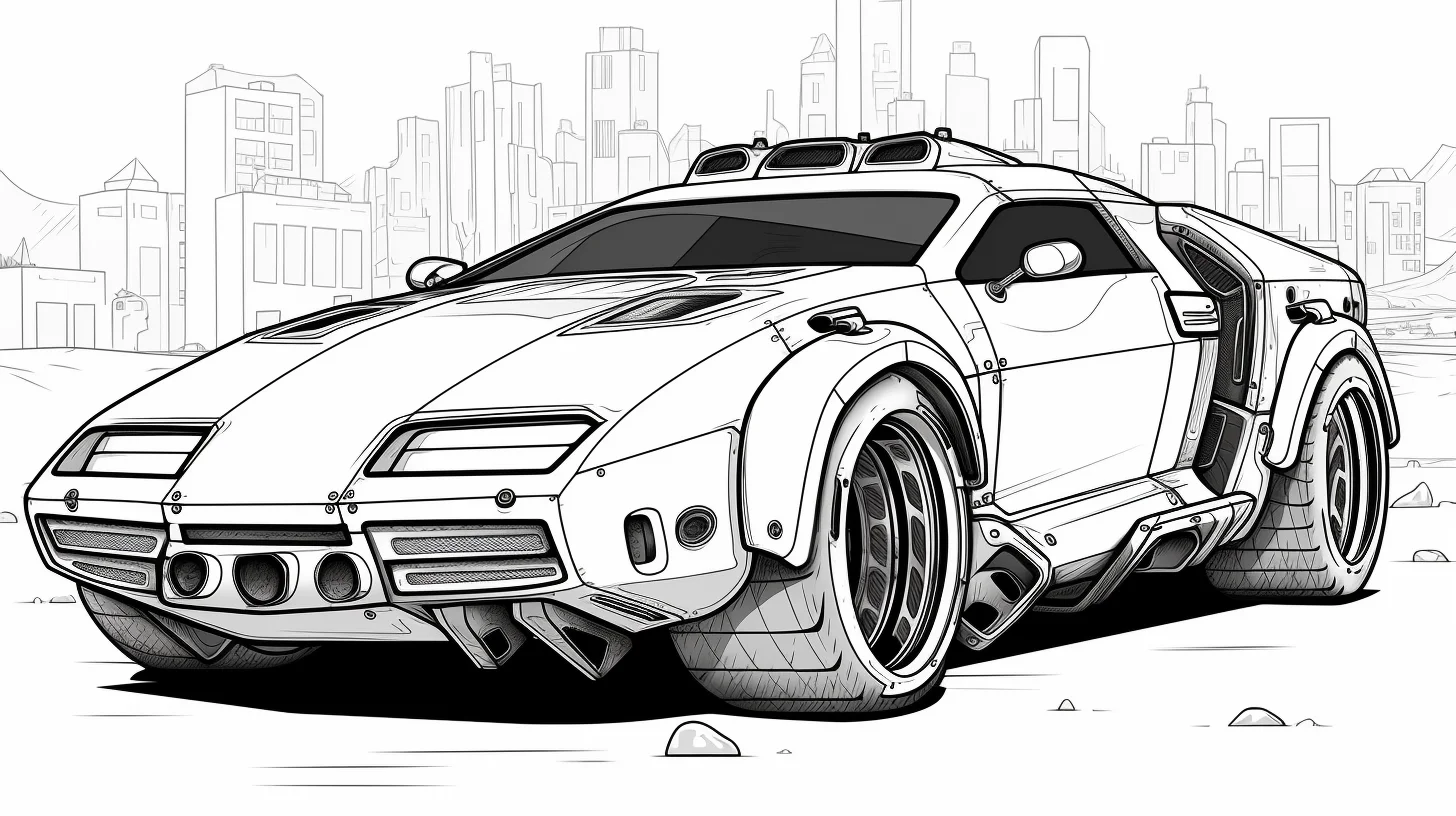 police car coloring pages free printable