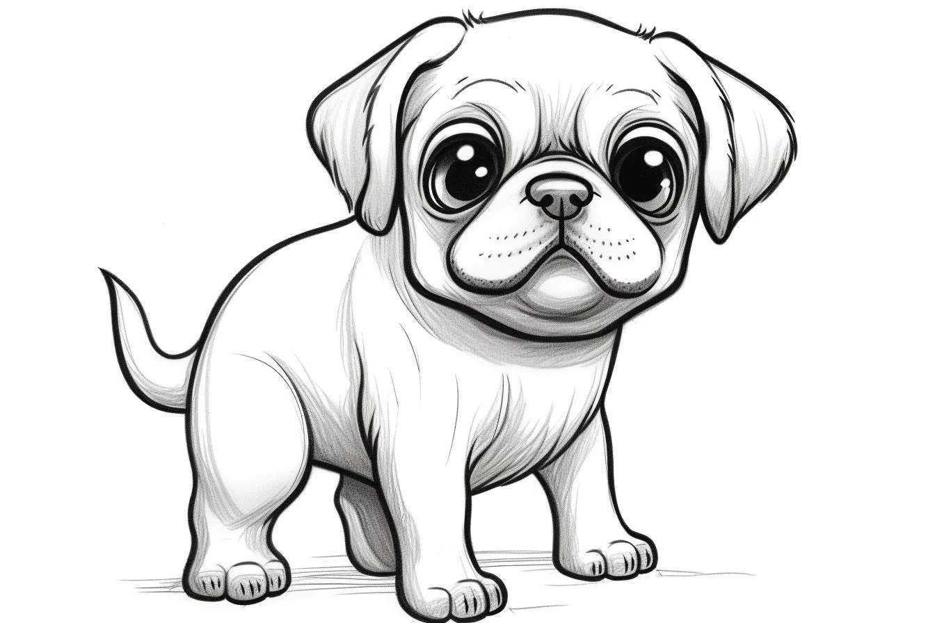 printable dog coloring pages for kids