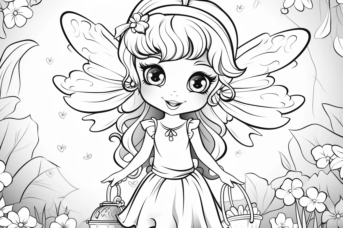 printable fairy coloring pages for girls (1)
