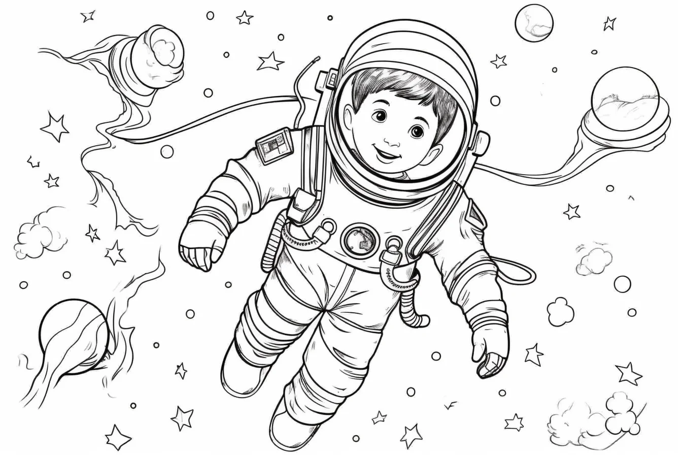 printable space coloring pages for kids