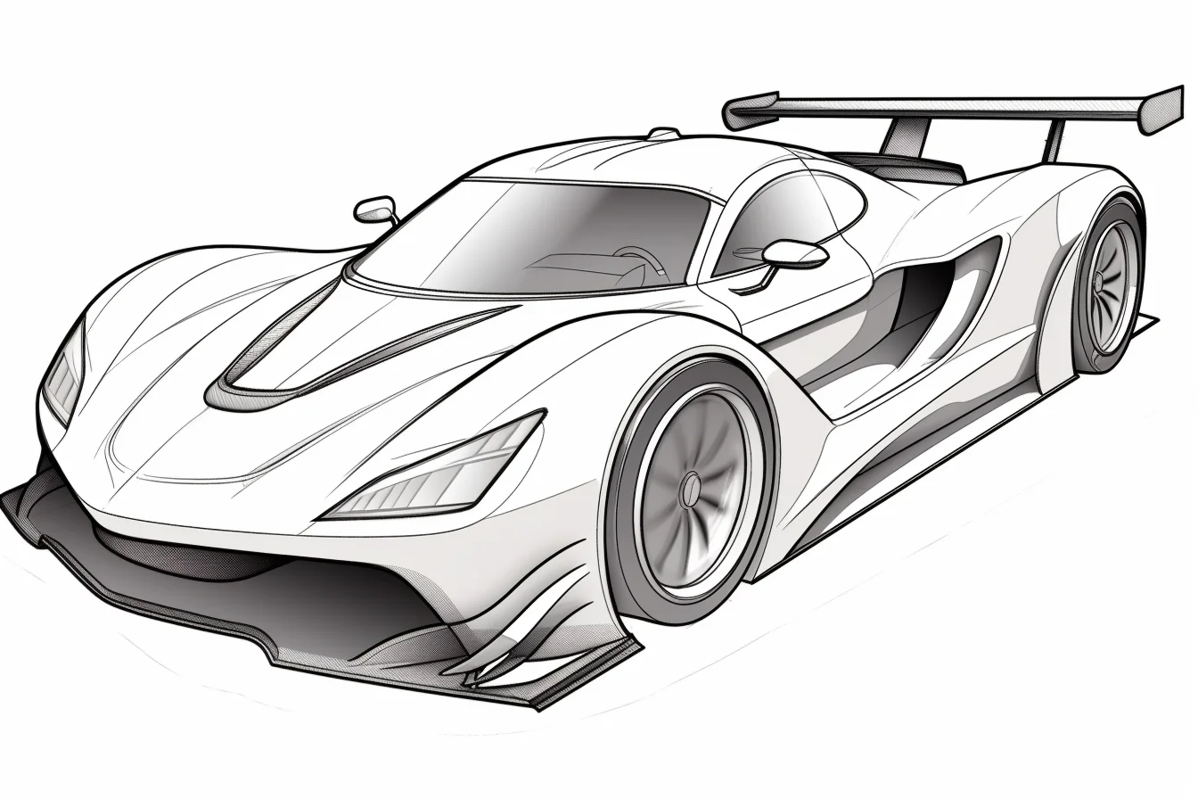 race car coloring pages for adults