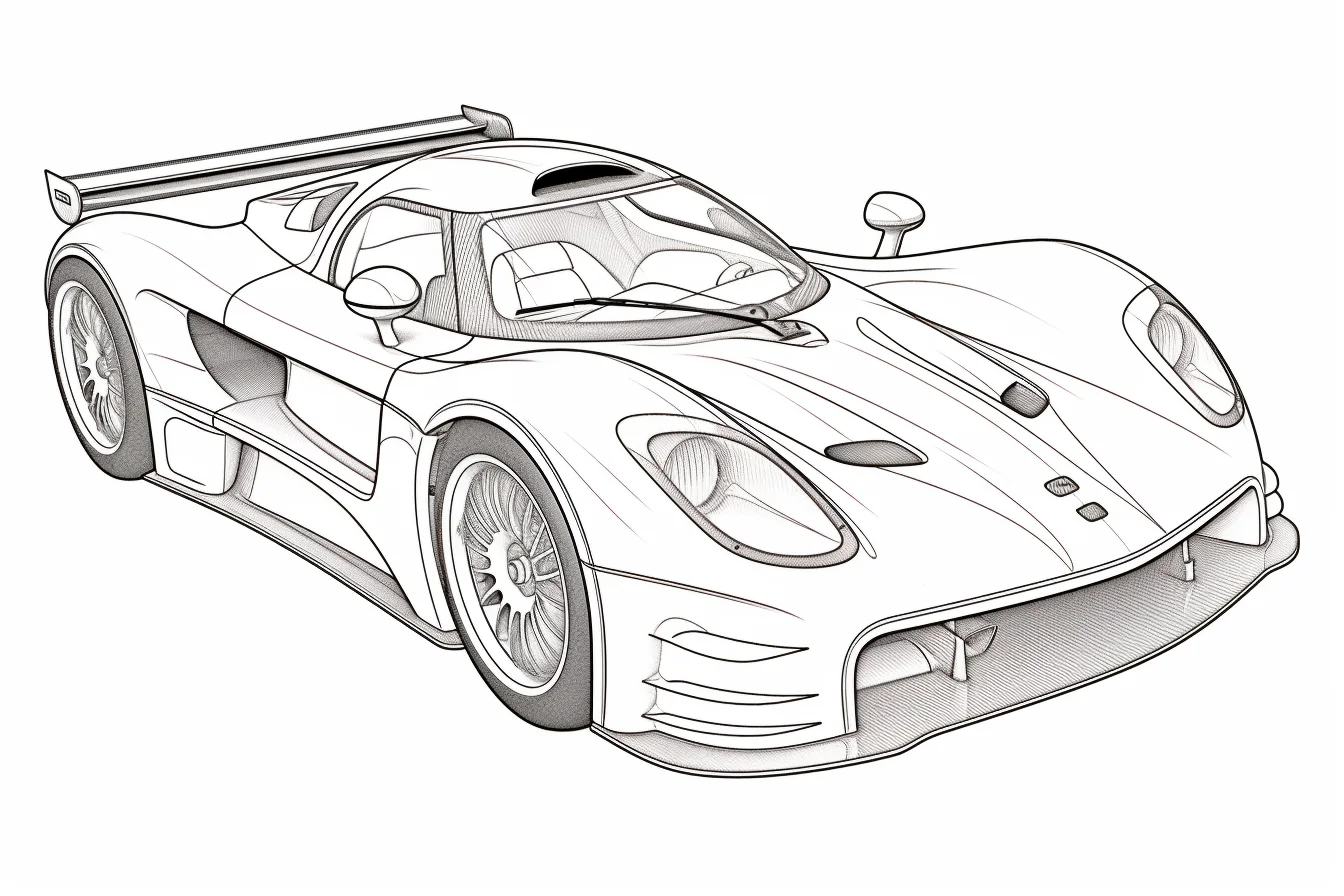 race car coloring pages free