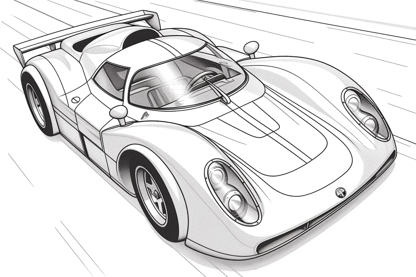 race car coloring pages pdf