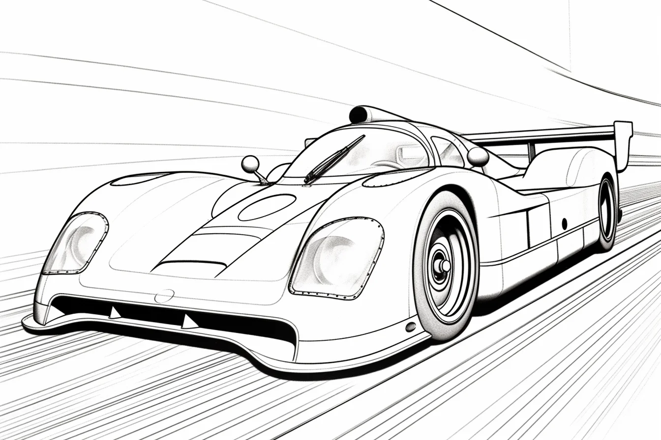 race car coloring pages printable