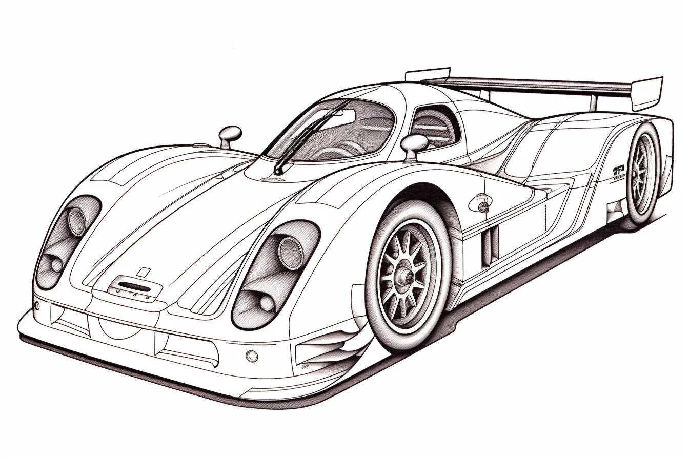 race car coloring pages to print