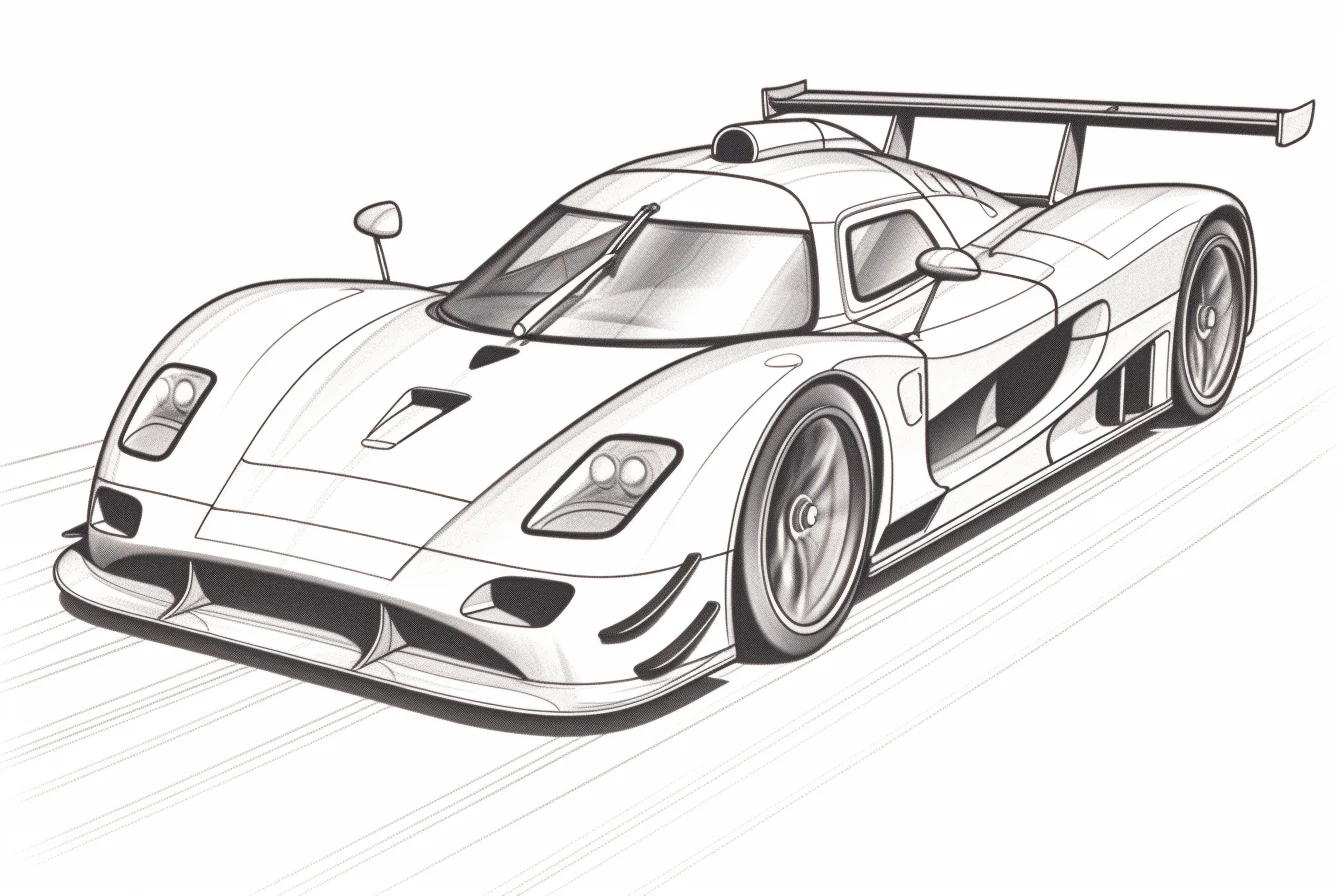 race car coloring pages