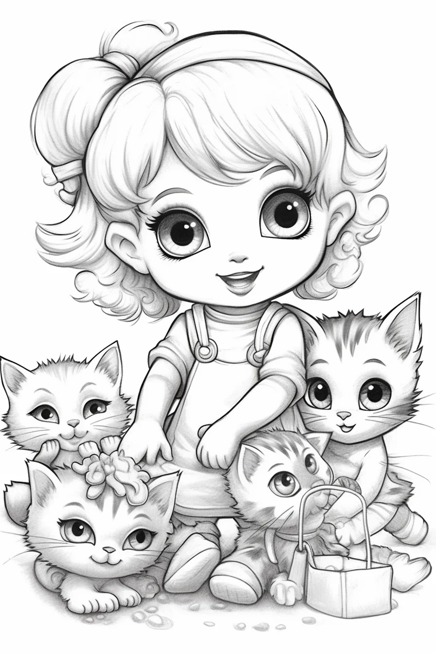 realistic cat coloring pages for adults