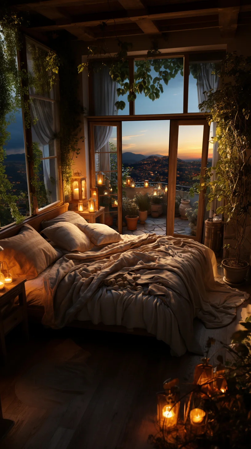 rustic italian style bedroom