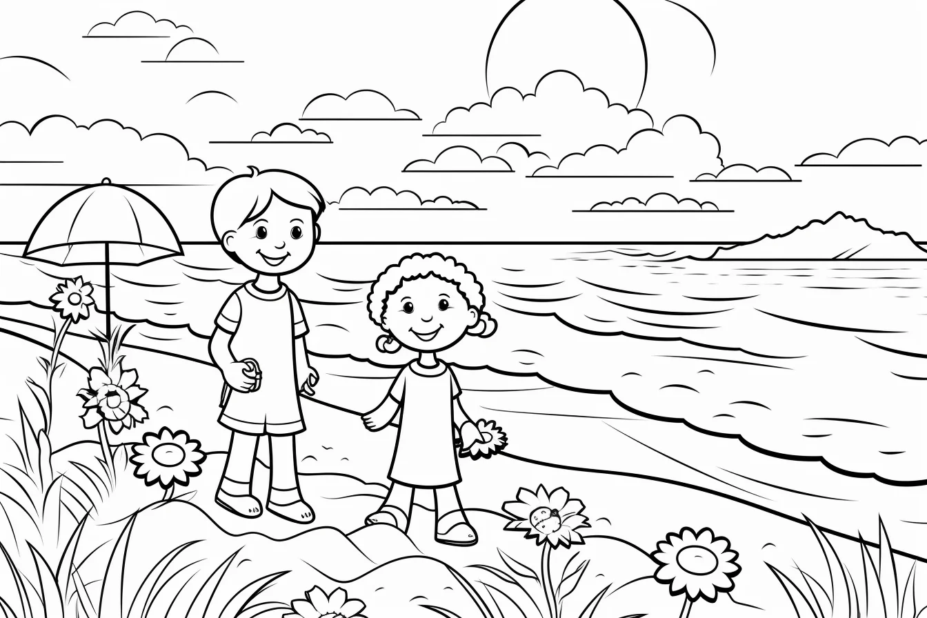 simple summer coloring pages for kids (2)