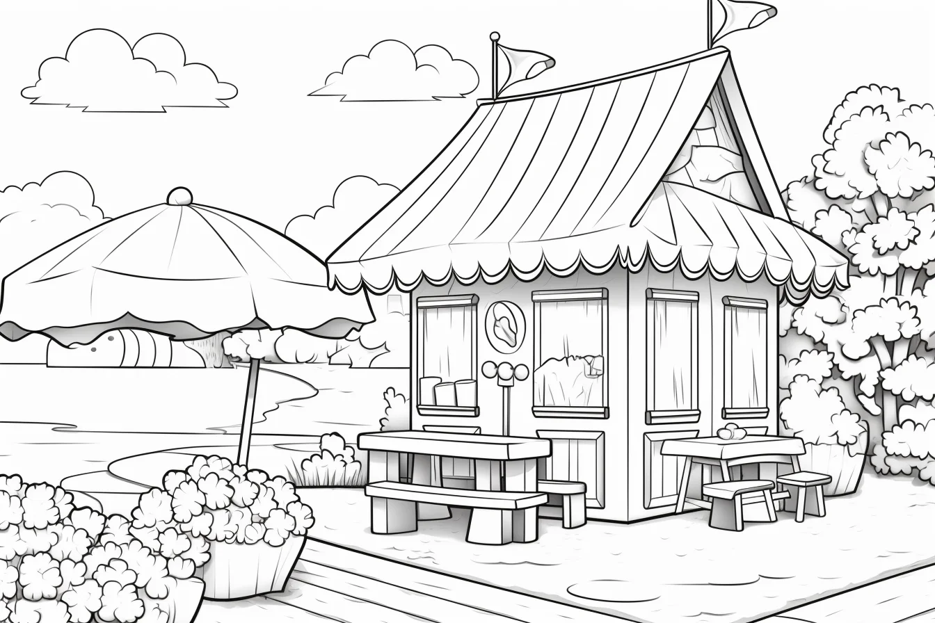 summer coloring pages free