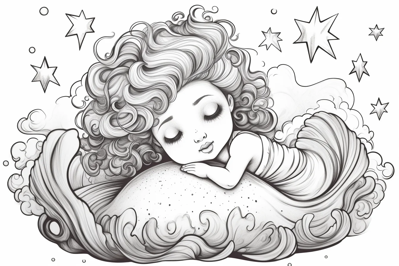 the little mermaid coloring pages for kids