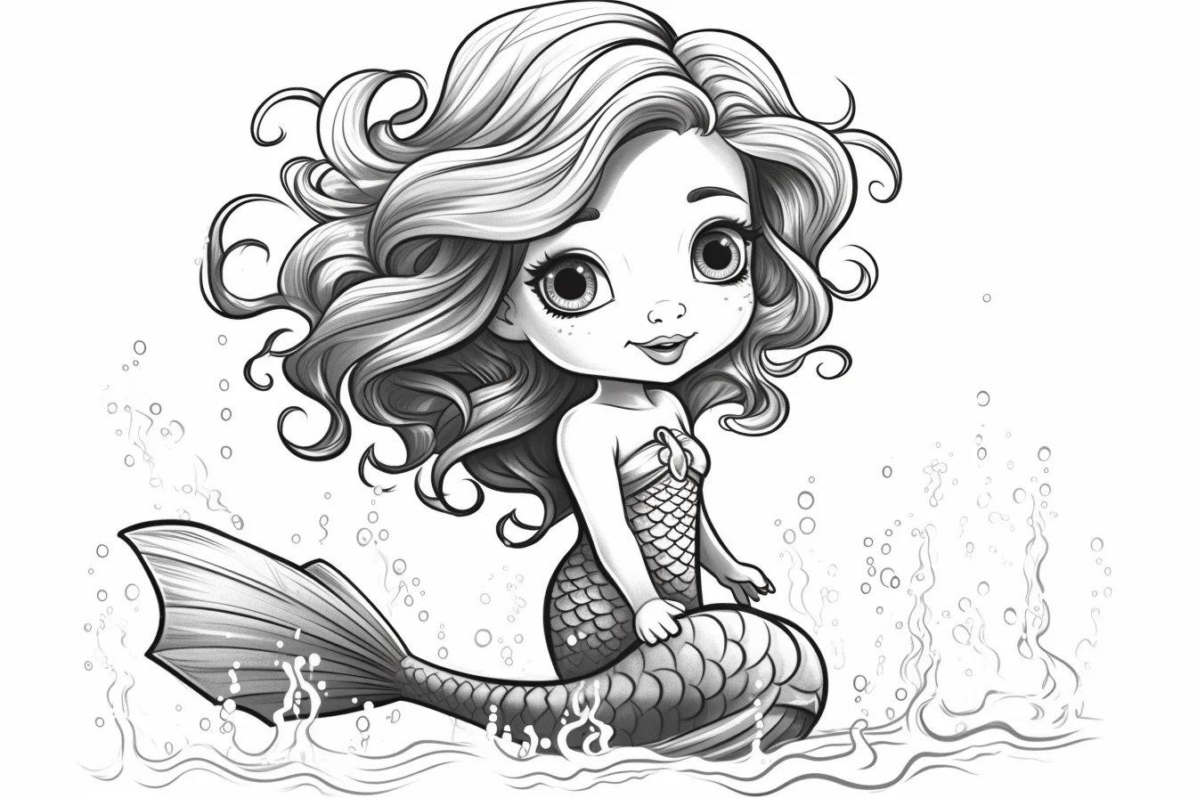 the little mermaid coloring pages free to print