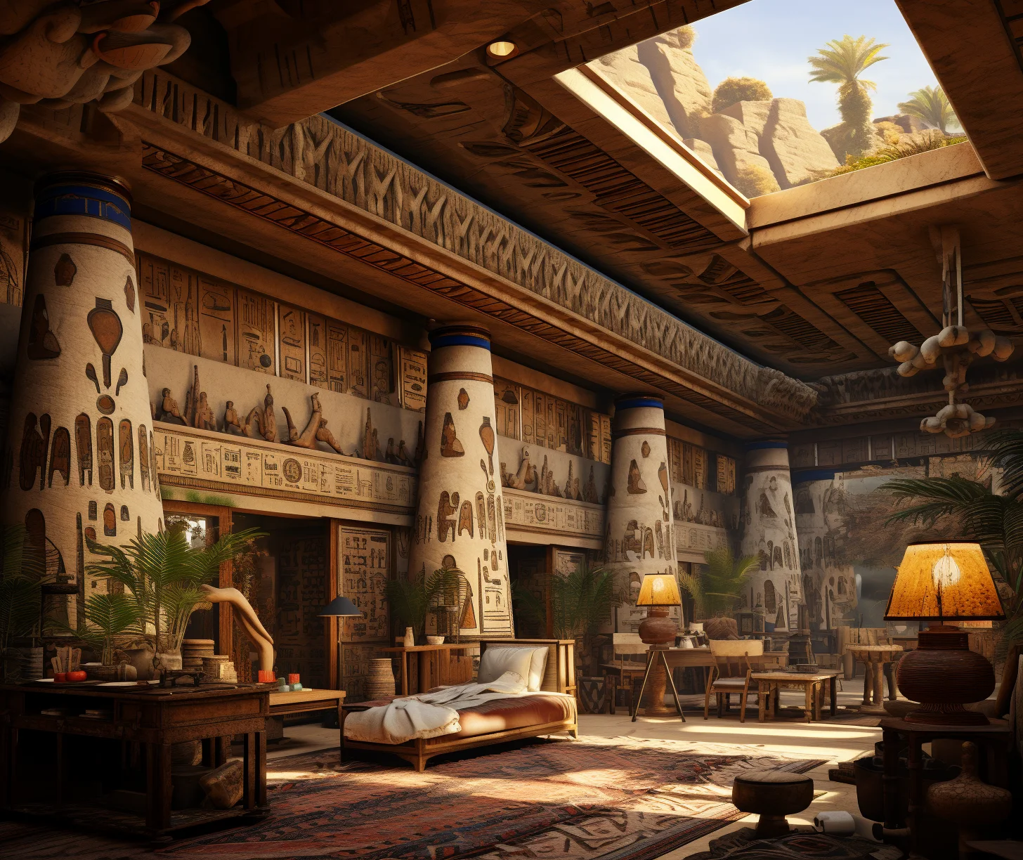 ancient egyptian house decor