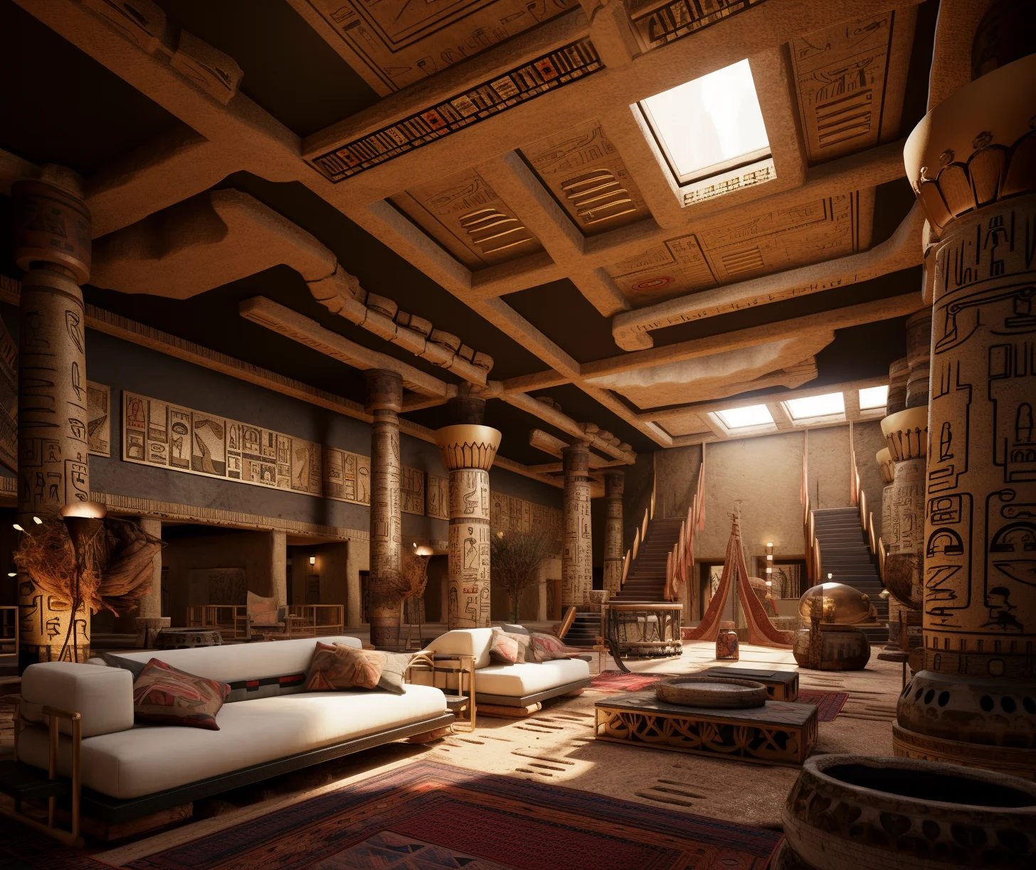 ancient egyptian interior design