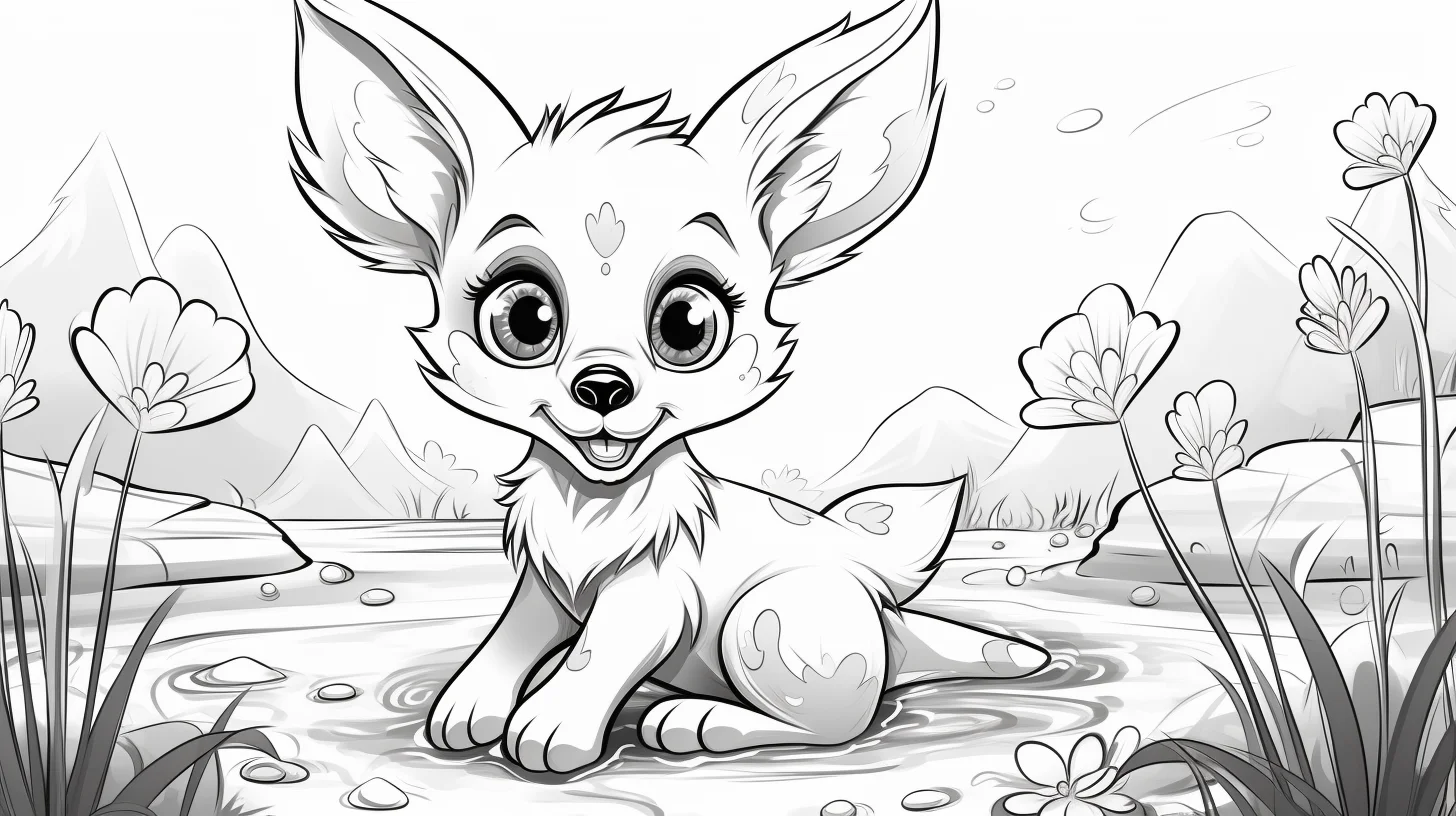 animal coloring pages cute