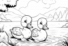 animal coloring pages easy