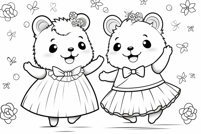 baby animal cute animal coloring pages