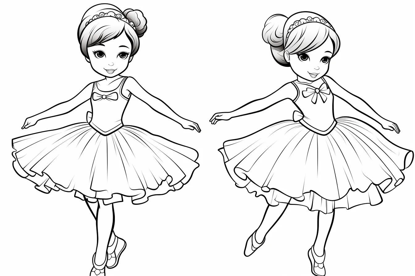 ballerina coloring pages for kids