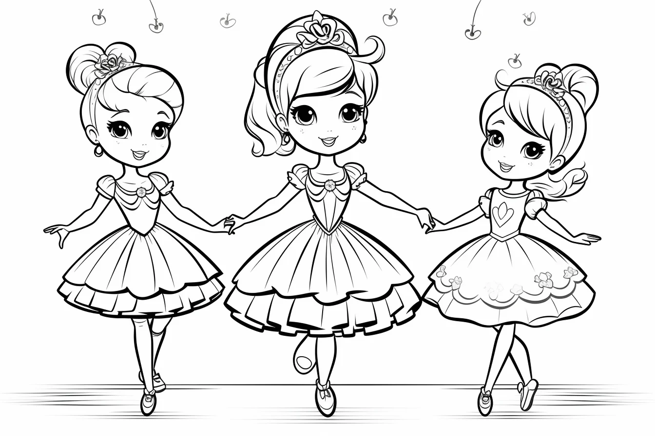 free coloring pages ballerina