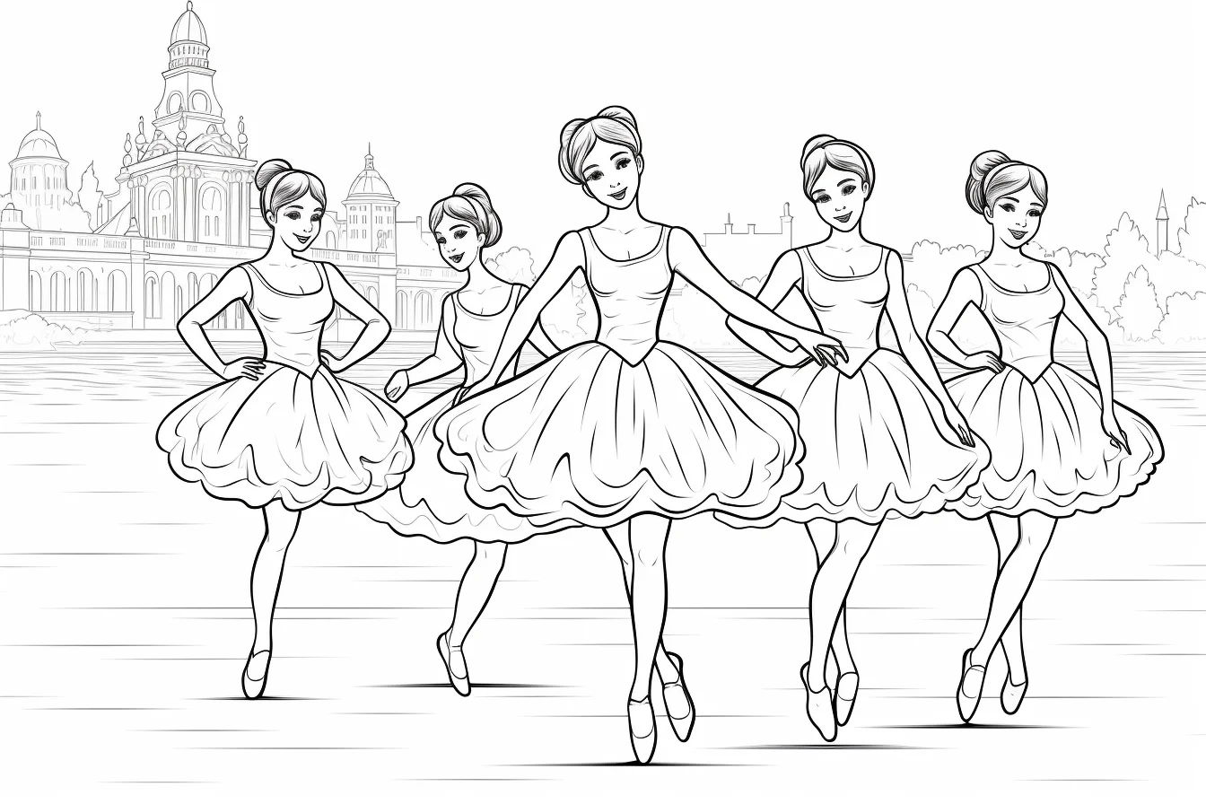ballerina coloring pages to print