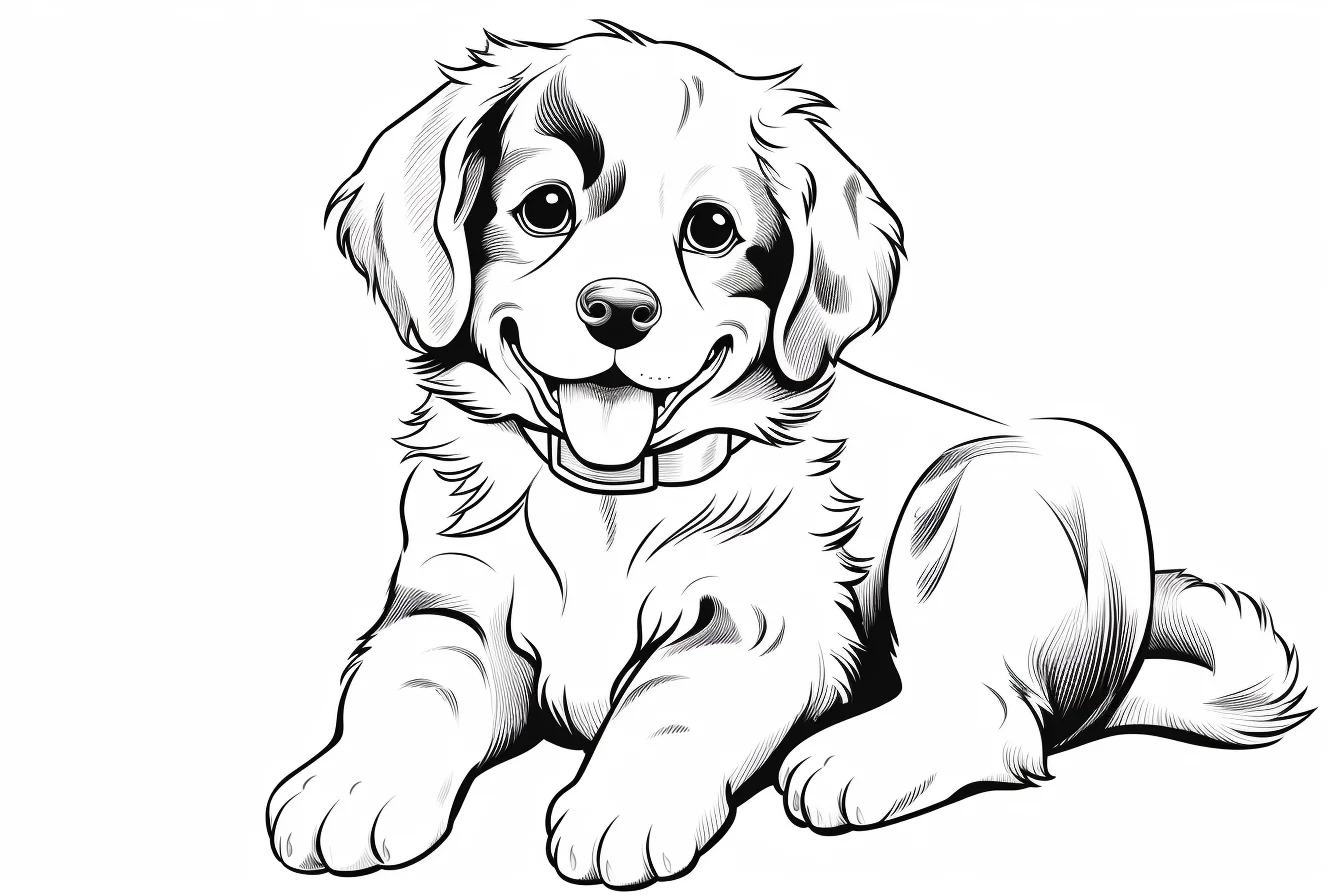 bernese mountain dog puppy coloring pages to print