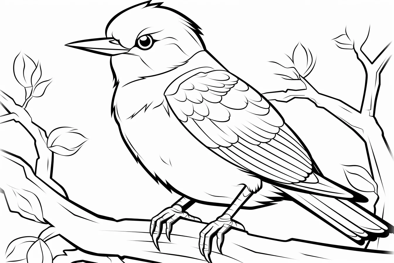 bird coloring pages for kids