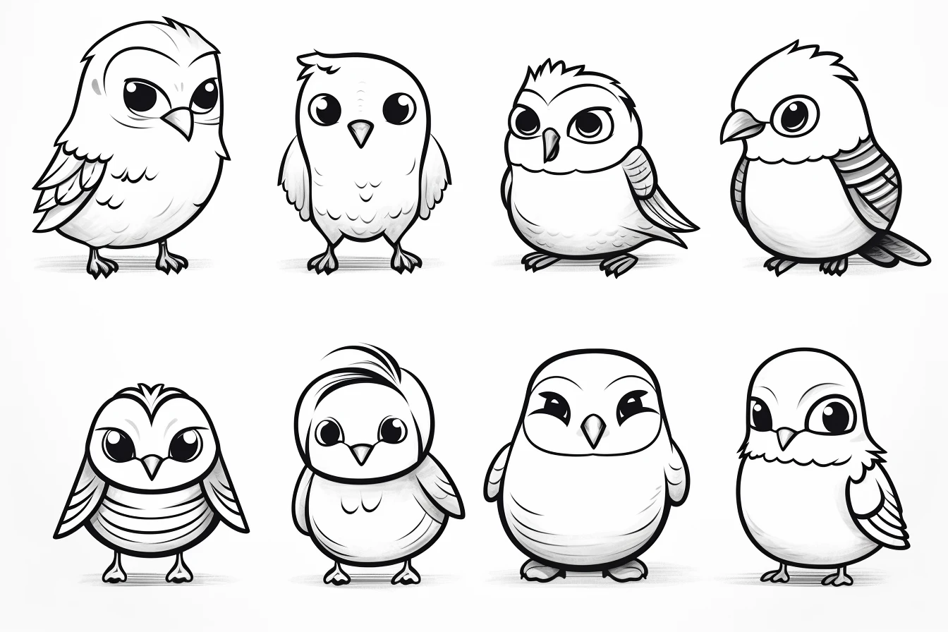 bird coloring pages for toddlers