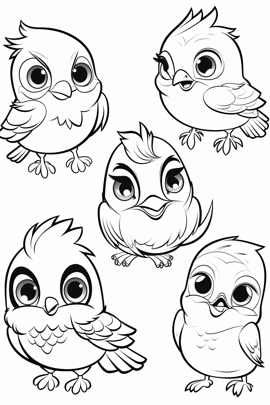 bird coloring pages