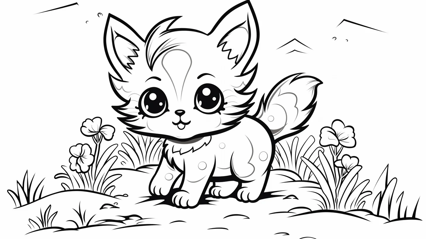 cartoon cat coloring pages